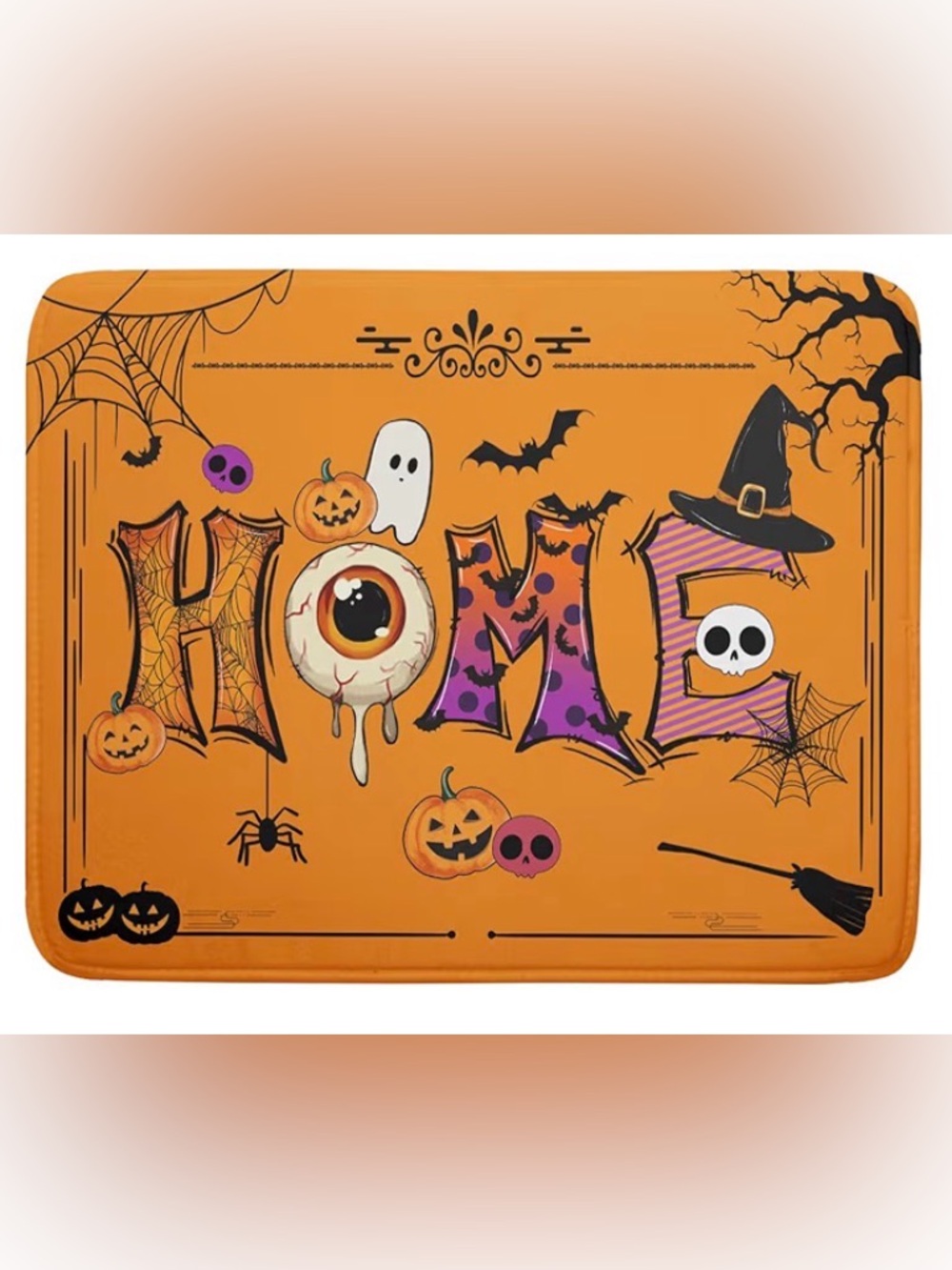 Halloween HOME Dish Drying Mat